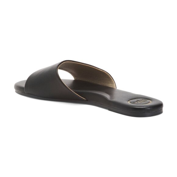 NEW SOLEI SEA Jolie Flip Flop Sandals in black/gold for women 7251j8 - Picture 1 of 3